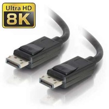 NEW C2G 6ft DisplayPort Cable with Latches 8K UHD M/M Display Port 4K Male Dport picture
