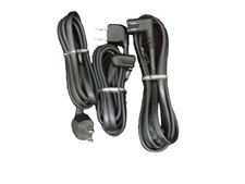 3 x Genuine  Power Cord L Shaped right angle for Samsung TV Sound bar subwoofer picture
