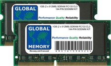 1GB (2 x 512MB) PC133 133MHz 144-PIN SDRAM SODIMM TITANIUM POWERBOOK G4 RAM KIT picture