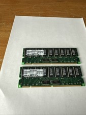 SET OF 2 SERVER RAM CARDS 1GB 168p PC100 CL2 36c 64x4 SDRAM DIMM T011  RDIMM picture