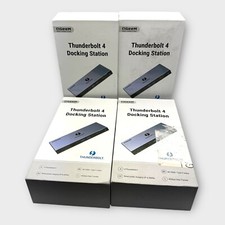 QGeeM 15 in 1 USB C Thunderbolt 4 Docking Station Lot Of 4 Used & Open box Mix picture
