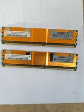 QTY 2 - 398705-051 HP HYNIX 512MB PC2-5300F DDR2 hymp564f72cp8n3-Y5 picture