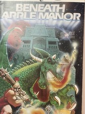 Vintage Software Apple II BENEATH APPLE MANOR Quality Software Special Edition picture