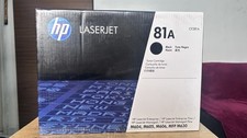 Genuine HP 81A CF281A Black Toner New Sealed Box LaserJet M604 M605 M606 picture