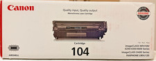 Canon 104 - Black Toner Cartridge (0263B001) New Sealed picture