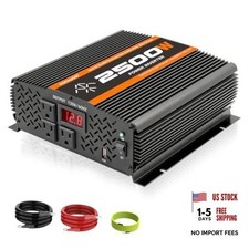 2000+ watt S-2500 watts Car Power Inverter 12V to 110V / 120V picture