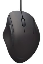 ELECOM SHELLPHA Wired Mouse, 5 Buttons, M-SH20UBSKBK picture