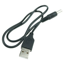 DC 5.5x2.5mm Jack to USB Male Cable 5V Power Supply Charging Connector Cord 3ft picture