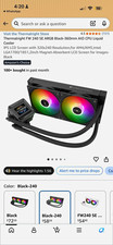 Thermalright Frozen Warframe SE 240 ARGB Black AIO Liquid CPU Cooler AM4/AM5 picture
