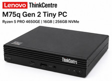 Lenovo ThinkCentre M75q Gen 2 Tiny AMD Ryzen 5 PRO 4650GE 16GB 256GB NVMe WiFi picture