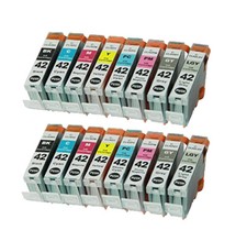 16 PK CLI-42 Printer Ink CartridgSet + LED Chip for Canon Photo Printer PRO-100  picture