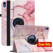 360 Degree Rotating Folio Stand Case for iPad 11th Gen 11 Inch (2025) - Pink Mar picture