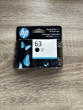 Genuine HP 63 Black Standard Capacity Ink Cartridge EXP 3/25 New Unsealed picture