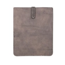 Montana West Tablet Slim Sleeve Gray Genuine Leather NEW picture
