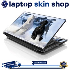 Laptop Skin Sticker Notebook Decal Horses Winter for Dell Apple Asus HP 13