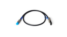 3.3ft External Mini SAS HD SFF-8644 to Mini SAS SFF-8088 Cable 12Gbps - Black picture