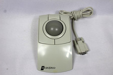 Vintage MicroSpeed PC-TRAC Trackball Mouse Serial 9-Pin Connector – Made in USA picture