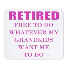 CafePress Retired Teacher Mousepad  (1795280448) picture