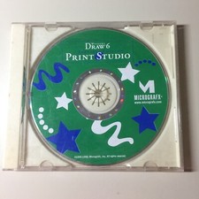 Vintage Micrografx, Inc. WINDOWS DRAW 6 Print Studio CD picture