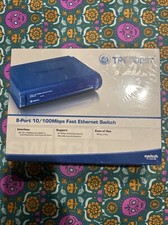 Brand New Sealed Trendnet 8 Port 10/100 Mbps Greennet Switch # TE100-S8/A picture