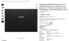 Prestige 13 Al Evo A1MG-016US Laptop ***PRICED TO SELL*** picture