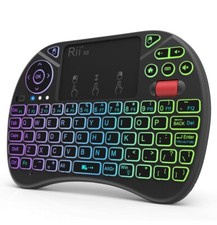 Genuine Rii Mini RT-MWK08 Wireless 92-Key QWERTY Keyboard Mouse Touchpad USB picture