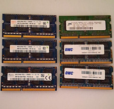Mixed Brands DDR3 SO-DIMM Laptop RAM Lot 21GB 6x Modules (Untested) Sold As Is picture