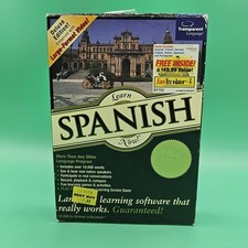 Learn Spanish Now Windows/Mac CD-Rom Transparent Language PC DELUXE COMPLETE PC picture