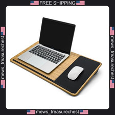 Lap Desk with Cushion and Anti-Slip Strip for 17 Inch Laptops Portable Bed picture