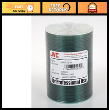 52X CD-R Media 100 Pack - Silver Lacquer Blank Discs for High-Quality Audio & Da picture