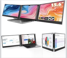 Laptop Screen Extender, Ultra-Slim Triple Portable Monitor. 15’6” picture