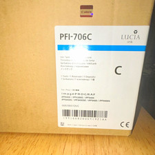Canon PFI-706C LUCIA Cyan Genuine Ink Tank for imagePROGRAF iPF8300 iPF8400 picture