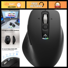 Ergonomic Wireless Bluetooth Mouse, Multi-Device, 5 Programmable Buttons, 4800 D picture