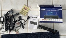 ATEN CS1782A 2-Port USB DVI Dual  View KVMP Switch Power Tested picture