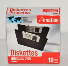 Imation Diskettes IBM Formatted 1.44MB Box of 10x 3.5