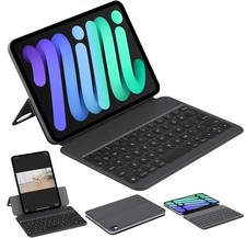 HOU Keyboard Case for iPad Mini 7/6 Bluetooth Folio Keyboard, 8.3-inch iPad Mini picture