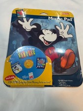 Fellowes Mickey Mouse CD ROM Sampler And Mouse Pad Set. Vintage New. picture