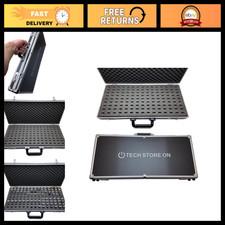 130-Slot Aluminum USB Drive Organizer Case with Handle & Combination Lock picture