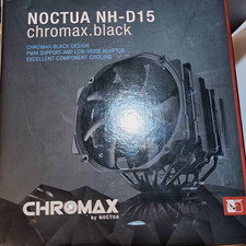 Noctua NH-D15 chromax.black Dual Tower CPU Cooler 140mm Black picture