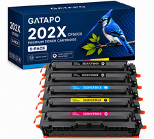 5PK CF500X 202X Toner compatible for HP LaserJet Pro M281fdw M281cdw 202A picture