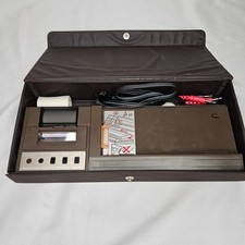 Sharp CE-122 Printer Cassette Interface Pocket Computer w/ Case & Cables Unteste picture