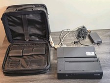 MINT/UNUSED HP DeskJet 340 Portable Printer Bundle - Compaq Case - NOS Rare picture
