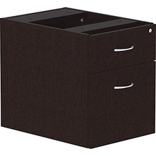 Lorell Essentials Espresso Hanging Pedestal - 2-Drawer (llr-18222) (llr18222) picture