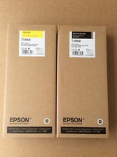 New Lot of 2, Genuine Epson T5964 T5968 350ml Ink picture
