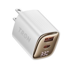 TRON 33W GaN Power Adapter dual port usb+usb C picture