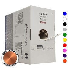 TSCables Cat6 Plenum Pure Copper 1000ft Bulk CMP Cable picture