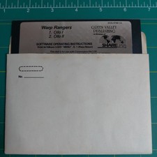 Warp Rangers Ollo I II for Commodore 64 Floppy Disk Untested Game 1985 C64 C128 picture