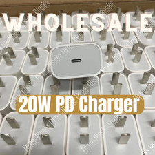 1-1000 Lot For iPhone iPad 20W USB C Type C Power Adapter Fast Charger Block picture