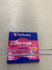 Verbatim DVD RAM Double Sided 9.4GB 240 min #95003 Hard Coat  picture