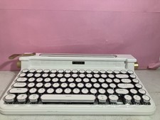 FINEDAY 3.0 Blue Switch, Typewriter Design, Bluetooth 5.0, 83 ABS Keycap - White picture